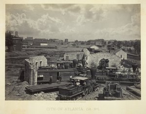 Staden Atlanta, GA, nr 1, 1866. av George N. Barnard