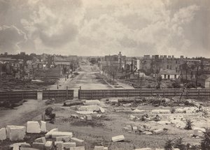Columbia från Capitolium, 1865-1866. av George N. Barnard