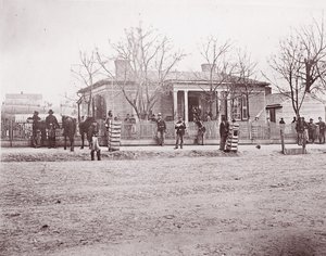 General Sherman eller Thomass högkvarter, Chattanooga, ca. 1864. av George N. Barnard