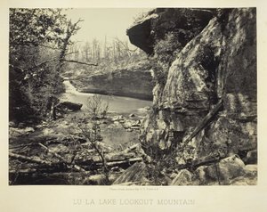 Lu-La Lake Lookout Mountain av George N. Barnard