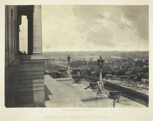 Nashville från Capitolium av George N. Barnard