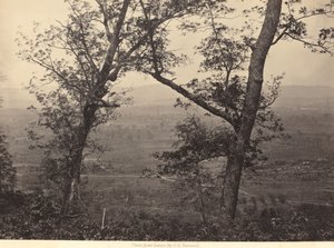 Orchard Knob från Mission Ridge av George N. Barnard