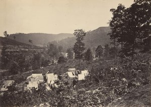 Passera i Raccoon Range, Whiteside nr 2, 1860-talet. av George N. Barnard
