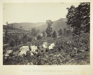 Passera i Raccoon Range, Whiteside nr 2, 1864. av George N. Barnard