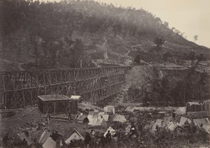 Passera i Racoon Range, Whiteside nr 1, 1860-talet. av George N. Barnard