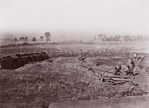 Rebell Fortifications framför Atlanta, ca. 1864. av George N. Barnard