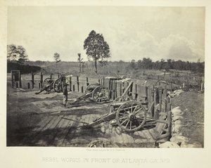 Rebell arbetar framför Atlanta, GA, nr 2, 1864. av George N. Barnard