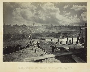 Rebellarbeten framför Atlanta, GA, nr 5