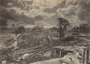 Rebell arbetar framför Atlanta, Georgia nr 1, 1860-talet. av George N. Barnard