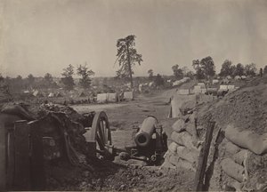 Rebell arbetar framför Atlanta, Georgia nr 3, 1860-talet. av George N. Barnard