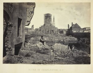 Ruiner i Charleston, S.C., 186566. av George N. Barnard