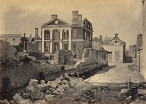 Ruinerna av Pinckney Mansion, Charleston, South Carolina