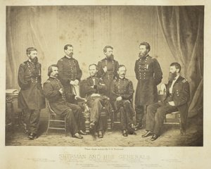 Sherman och hans generaler av George N. Barnard