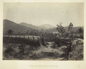Allatoona-passet, GA, 1866. av George N. Barnard