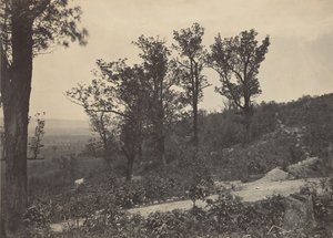 The Crest of Mission Ridge, 1860-talet. av George N. Barnard