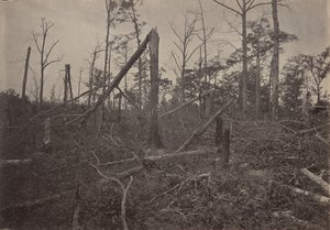 The Hell Hole New Hope Church, Georgia, 1860-talet. av George N. Barnard