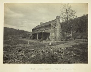 John Ross House, Ringgold, GA, 1866. av George N. Barnard