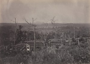 Utsikt över Kenesaw Mountain, Georgia, 1860-talet. av George N. Barnard
