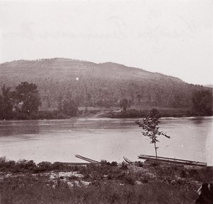 Utsikt över Tennessee River, ca. 1864. av George N. Barnard