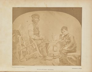Skogssågarnas Nooning av George N. Barnard