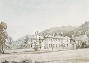 Rheola (akvarell  blyerts på papper) av George Orleans Delamotte