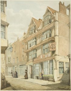 South Side, Wine Street (penna och akvarell på papper)