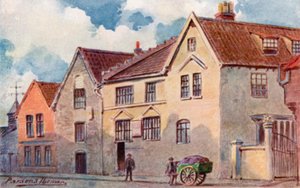 The Old Music House, King Street (färg litho)