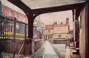 Tombland Alley (färg litho)