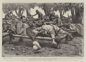 Vården av de sårade i Omdurman, på fältsjukhuset efter attacken mot Zeriba