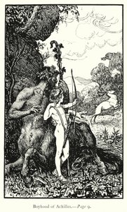 The Iliaden: Boyhood of Achilles (gravyr)