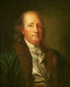 Porträtt av Benjamin Franklin (1706-90)