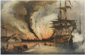 Sjöslaget vid Navarino den 20 oktober 1827