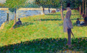 Studie för La Grande Jatte, 1884-1885