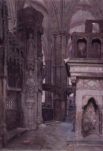Edward the Confessors Chapel, Westminster Abbey av George Price Boyce