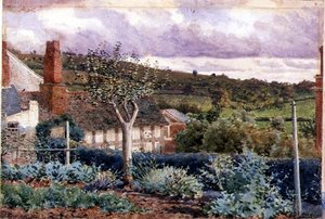 Från Garden of Sherford Cottage, Bromyard av George Price Boyce