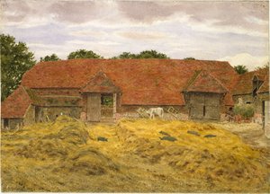 Red Barn i Whitchurch, 1868 av George Price Boyce