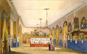 En utställning i Old Town Hall, Oxford, 1854 av George Pyne