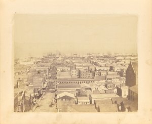Vy över Sacramento Street. av George R. Fardon