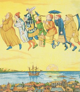 Veckans dagar, illustration från Rumpelstiltskin