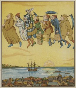 Illustration till rumpelstiltskinn av bröderna Grimm