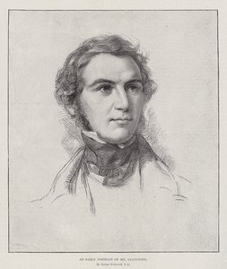 Ett tidigt porträtt av Mr Gladstone av George Richmond