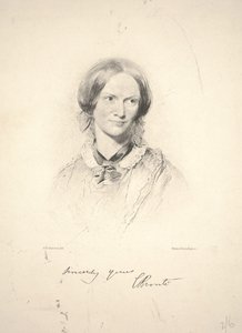 Charlotte Brontë, graverad av Walker & Boutall av George Richmond