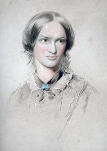 Charlotte Bronte, engelsk författare, 1850. av George Richmond