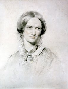Charlotte Bronte, engelsk författare, 1850 av George Richmond