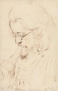 Porträtt av Samuel Palmer, Head and Shoulders av George Richmond