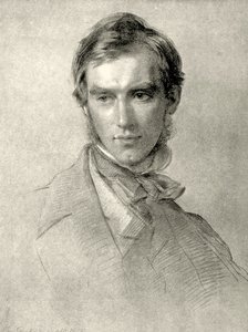 Porträtt av Sir Joseph Dalton Hooker. 1855 (Grafit på papper)