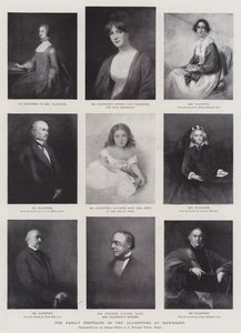 Familjeporträtten av Gladstones i Hawarden