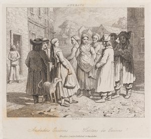 Anbachers, Ansbach, ca 1821 (etsning) av George Robert Lewis