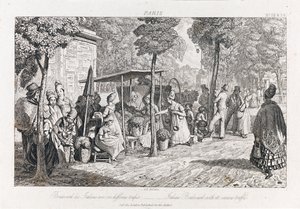 Boulevard Des Italiens, ca 1821 (etsning)
