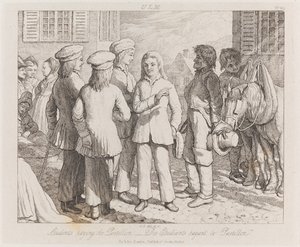 Studenter, Ulm, ca 1821 (etsning) av George Robert Lewis